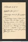 Nachlass Franz Steindachner, Brief von H. Berrer an Franz Steindachner (19.11.1910), Inv.Nr. 24.03, Seite 1